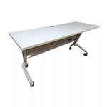 Used NDI Nesting flip top training table 60x30 white top/grey base