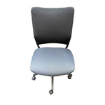 Hon Armless Task Chair, Grey Seat black Back