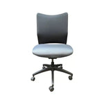 Hon Armless Task Chair, Grey Seat black Back