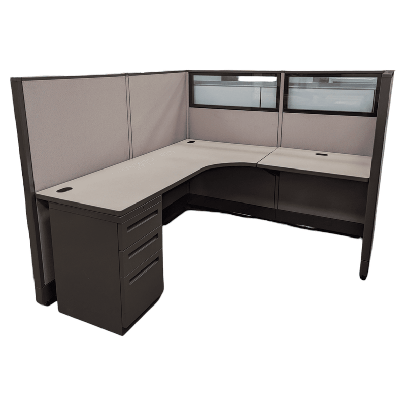 Used AllSteel workstation 6x5 1/2 with BBF