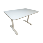 Used Bekant White Rectangular Desk, 48x32