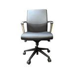 Used keilhauer black polyuerthane task chair