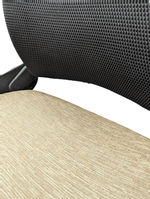 Used steelcase leap v2- light orange seat black mesh back