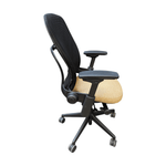 Used steelcase leap v2- light orange seat black mesh back