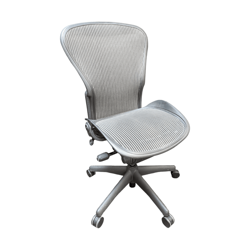 Used Herman miller armless aeron - b