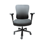 Pre-Owned HON Sadie Big & Tall Task Chair - Black Cloth Seat Mesh Back