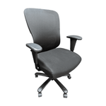 Pre-Owned HON Sadie Big & Tall Task Chair - Black Cloth Seat Mesh Back