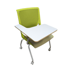 Pre-Owned Haworth Very Seminar Lime Green Chair with Tablet & Casters