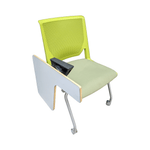 Pre-Owned Haworth Very Seminar Lime Green Chair with Tablet & Casters