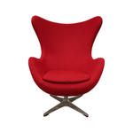 ZB-14-CH-OT-GG Red Cloth Egg Chair