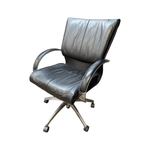 Used global soft curve mid back tilter chair