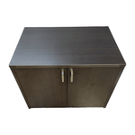Pre-Owned 36in Espresso 2-Door Storage Cabinet | Professional Office Organization