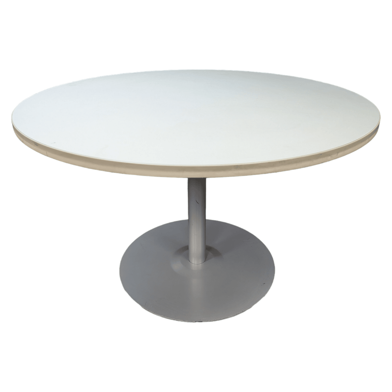 Used Haworth 48in Round White Table