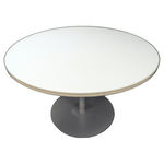 Used Haworth 42in White Round Table