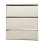 Pre-Owned Global Light Grey 3-Drawer Lateral File Cabinet | Professional Office Storage