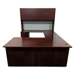 Pre-Owned Kimball Priority U-Shape Desk with Hutch, BBF/FF & Tackboard