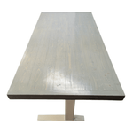 Custom 60x30 Grey Wash Top with Herman Miller Motia Sit to Stand Base