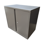 Pre-Owned Knoll 2-Door Dark Grey Storage Cabinet | 30in Professional Office Storage