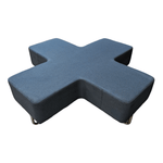 Navy Blue Allermuir Jacks Cross Seating Bench