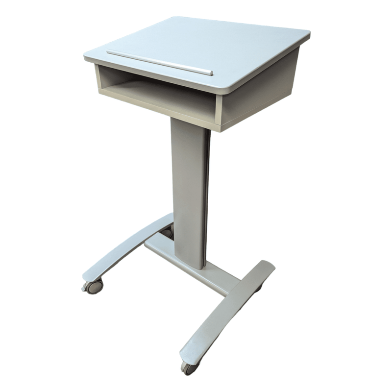 Used Grey Mobile Podium
