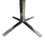 Used Teknion 26in Brown Laminate Occasional Round Top Table, 16in Tall