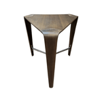 Used Davis 35in Wooden Triangle Table, 42in High