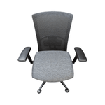 Refurbished Global Vion Chair with Mesh Medium Back with Weight Sensing Synchro-Tikter, 6322-8
