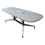 Pre-Owned Herman Miller Grey Top Conference Table with Power