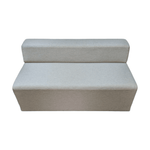 Shenandoah Grey Armless Sofa - Modern Commercial Seating Solution