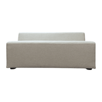 Shenandoah Grey Armless Sofa - Modern Commercial Seating Solution