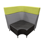 Pre-Owned Global Brisa High Traffic Extended High Back Soft Seating Set | 3-Piece Modular Furniture