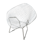 Pre-Owned Knoll Bertoia Mid-Century Diamond Wire Chair | Iconic Designer Seating