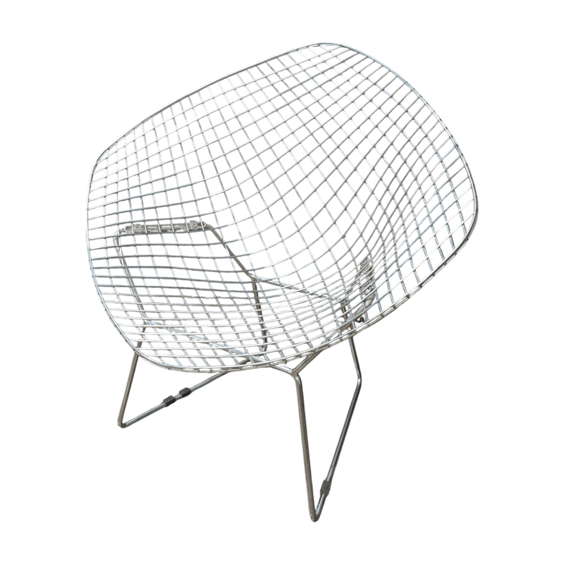 Pre-Owned Knoll Bertoia Mid-Century Diamond Wire Chair | Iconic Designer Seating