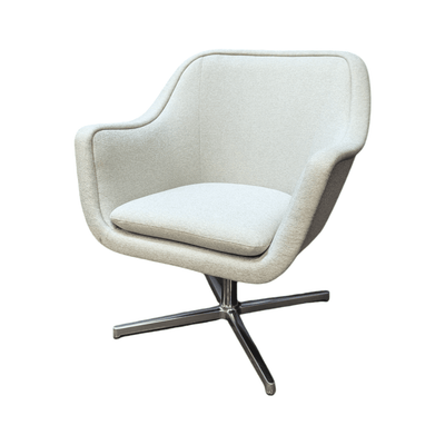 Herman Miller Grey Fabric Bumper Chair