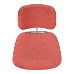 Herman Miller Eames Molded Plywood Lounge Chair in Red with Chrome Base