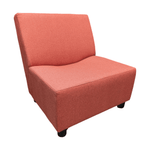 Herman Miller Armless Lounge Chair - Red