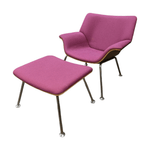 Herman Miller Magenta Plywood Swoop Lounge Chair