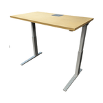 Herman Miller Maple Top Grey Base Sit to Stand, 52inX29in