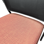 HON Ignition Multi-Purpose Stack Chair with Red Seat Black Mesh Back & Frame