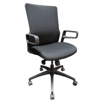 SitOnIt Novo Mid-Back Black Task Chair | Ergonomic Office Seating