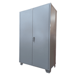 Global Grey Steel 4-Shelf Storage Cabinet 48.25Wx24Dx78.5H