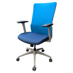 SitOnIt Task Chair - Dark Blue Seat with Blue Mesh Back