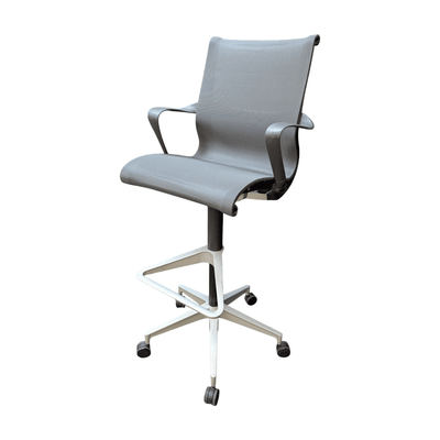 Herman Miller Grey Setup Drafting Stool