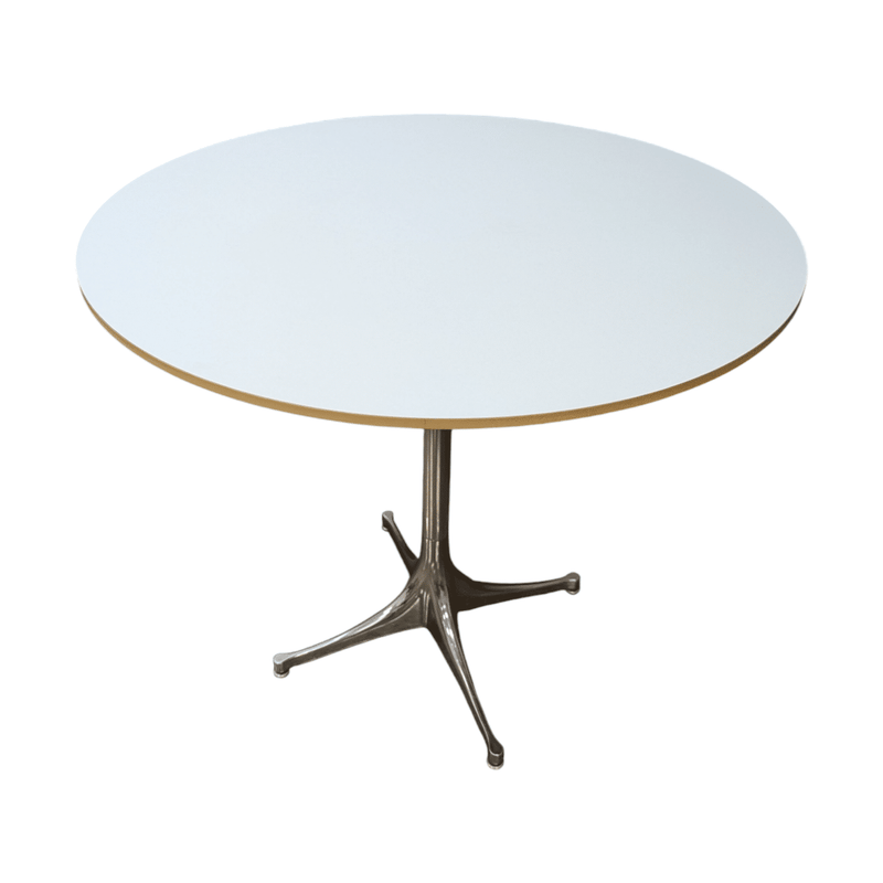 Herman Miller White Round Top Table