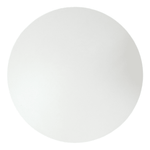 Herman Miller White Round Top Table with Chrome Legs 21Wx26T