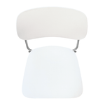 Pre-Owned Keilhauer Loon White Stack Chair | Space-Saving Office Seating