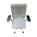 Steelcase Think Chair - Light Grey Fabric Seat Grey Mesh Back