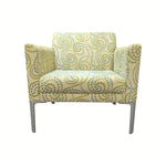 PAOLI Lounge Chair - Tan, Green, and Blue