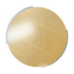 Herman Miller 24x21 Round Maple Table with Pewter Legs