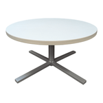 Herman Miller 30in Everywhere End Table - White Top/Grey Base